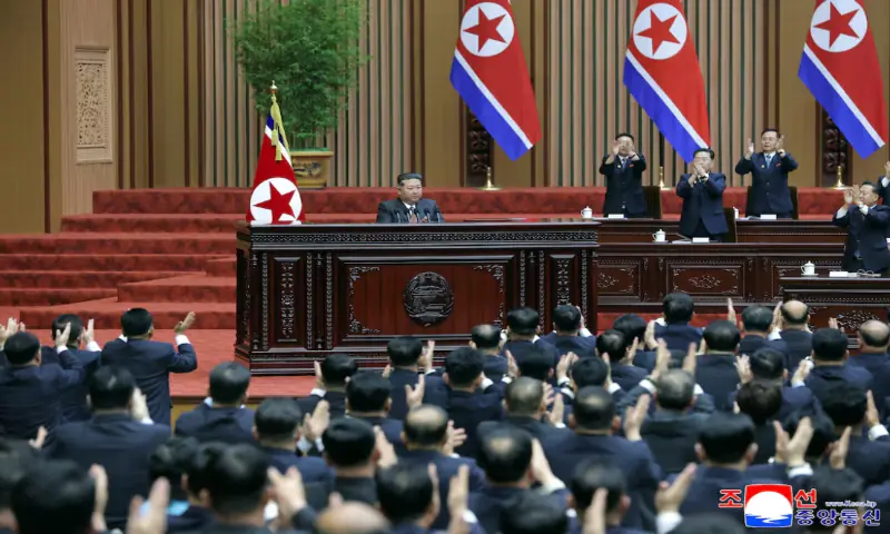 Kim Jong Un says North Korea&rsquo;s nuclear status is irreversible, threatens South