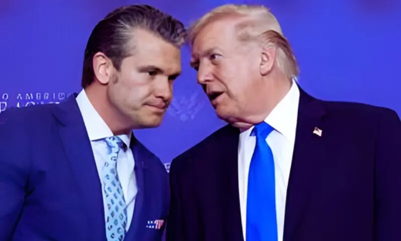 ٹرمپ نے ایران پر حملے کا الزام وزیر دفاع پیٹ ہیگستھ پرتھوپ دیا