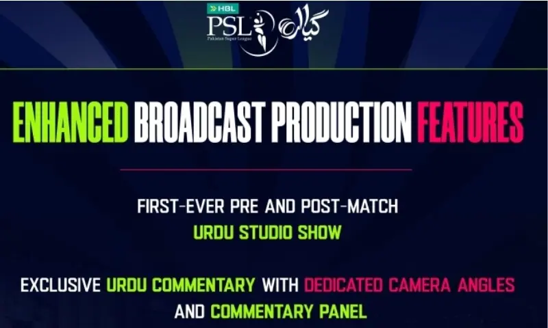 HBL PSL 11 to feature Hawk-Eye enhancements and player tracking
