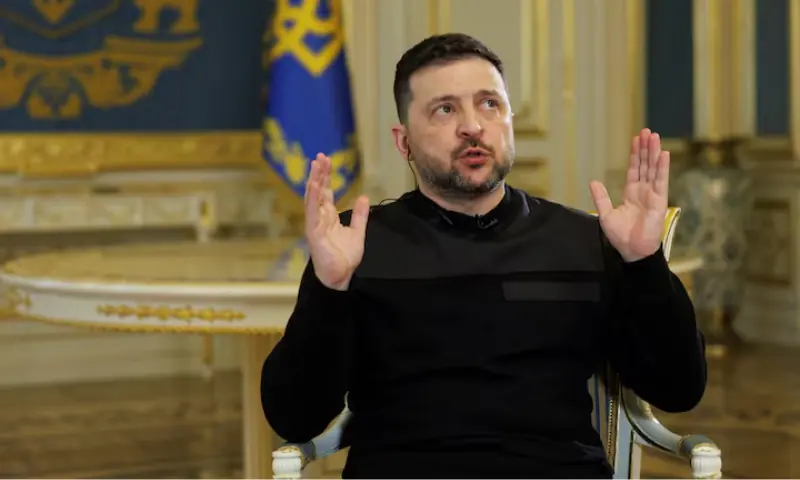 US links security guarantees to Ukraine giving up Donbas, Zelensky says