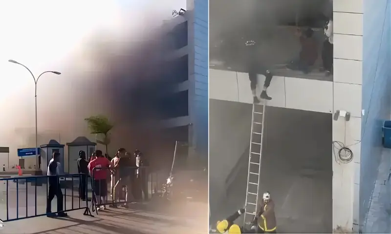 Fire breaks out at Karachi superstore; no injuries reported