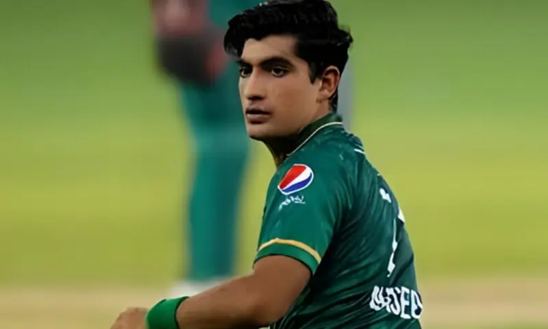 سینٹرل کانٹریکٹ کی خلاف ورزی: کرکٹر نسیم شاہ پر 2 کروڑ روپے جرمانہ عائد