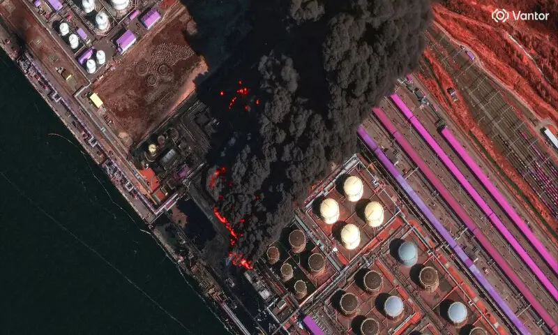 Ukrainian drones strike Russia&rsquo;s Ust-Luga port again, sources say oil terminal hit