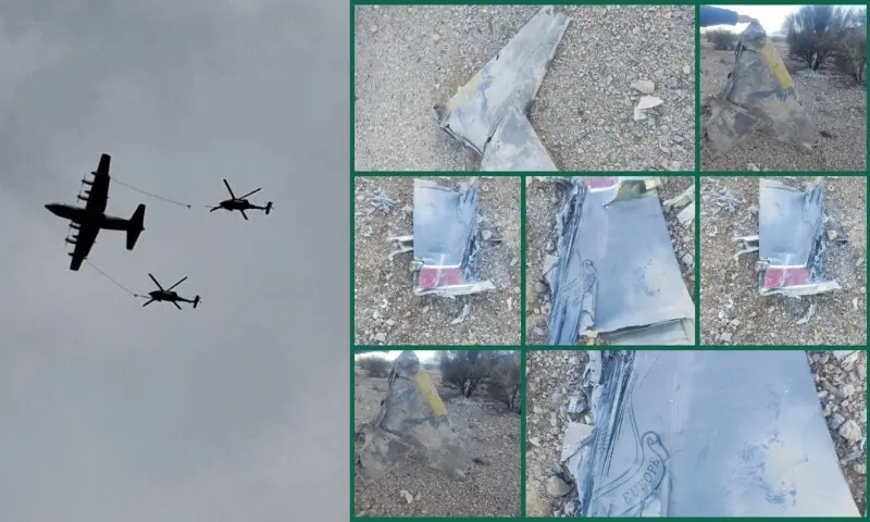 ایران اور امریکا دونوں کو تباہ ہونے والے امریکی طیارے کے پائلٹ کی تلاش