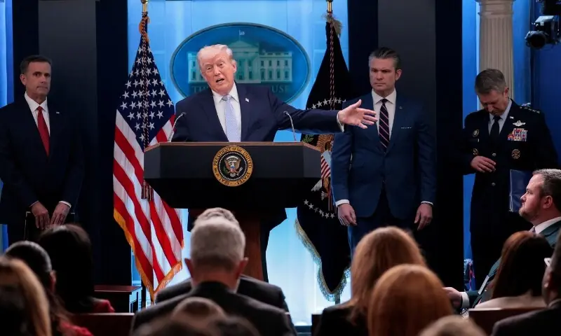 ایران کو ایک ہی رات میں ختم کیا جا سکتا ہے اور وہ منگل کی رات بھی ہو سکتی ہے: صدر ٹرمپ