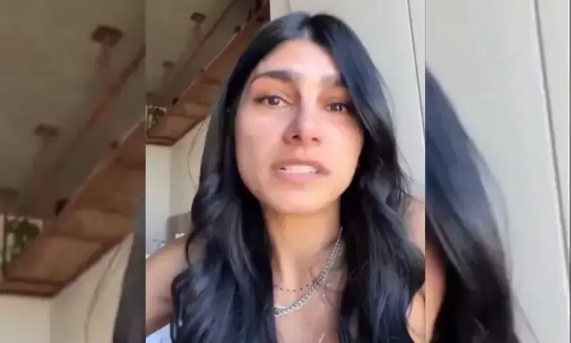 Mia Khalifa breaks down over Israeli strikes on Lebanon