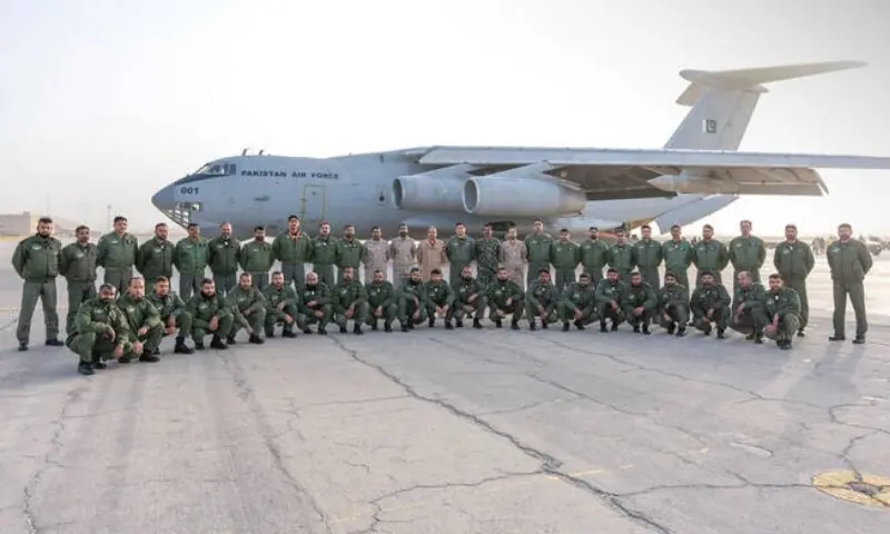 دفاعی معاہدہ: پاک فضائیہ کے دستے شاہ عبدالعزیز ایئر بیس پہنچ گئے: سعودی وزارِت دفاع