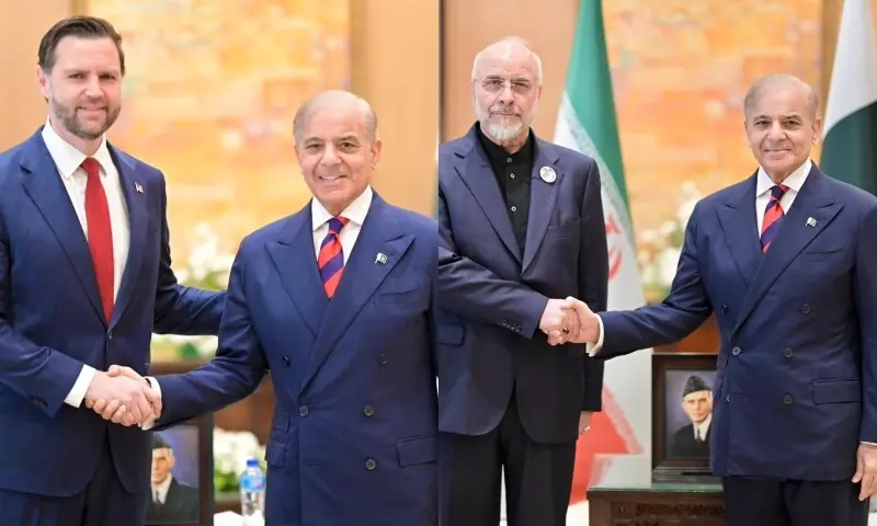 اسلام آباد مذاکرات سے قبل ایرانی اور امریکی قیادت کی وزیراعظم شہباز شریف سے ملاقات