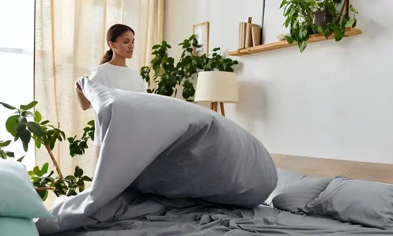 پسینے، تیل اور مردہ کھال سے بھرے اپنے پرانے گدے کو کیسے صاف کریں؟