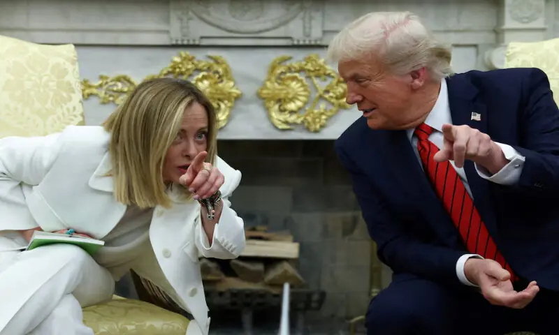 Trump turns on Meloni, says he is &lsquo;shocked&rsquo; by Italian leader