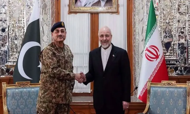 Field Marshal Asim Munir meets Iranian speaker amid diplomatic push