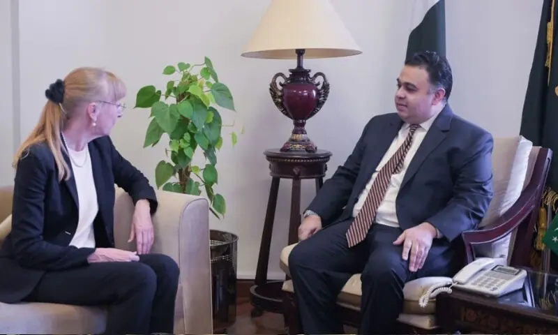 وزیرِ مملکت فہد ہارون سے جرمن سفیر کی ملاقات، ڈیجیٹل میڈیا کے رجحانات اور مسائل پر گفتگو