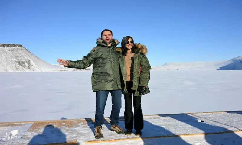 In March 2025, US Vice President JD Vance and second lady Usha Vance toured the US military&rsquo;s Pituffik Space Base in Greenland. The visit to the island sparked anger among some Greenlanders. &ndash; Reuters