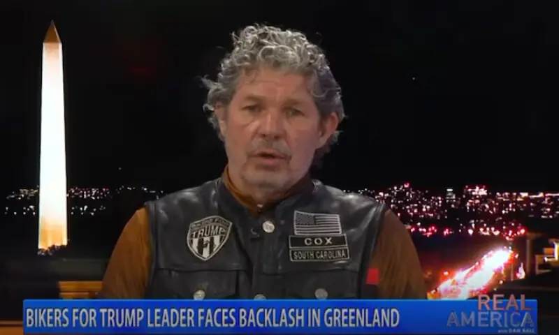 Chris Cox, an adviser to former Homeland Security Secretary Kristi Noem, talks in an interview with pro-Trump outlet One America News. Cox highlighted painful episodes in Denmark&rsquo;s colonial rule of Greenland. &ndash; Reuters