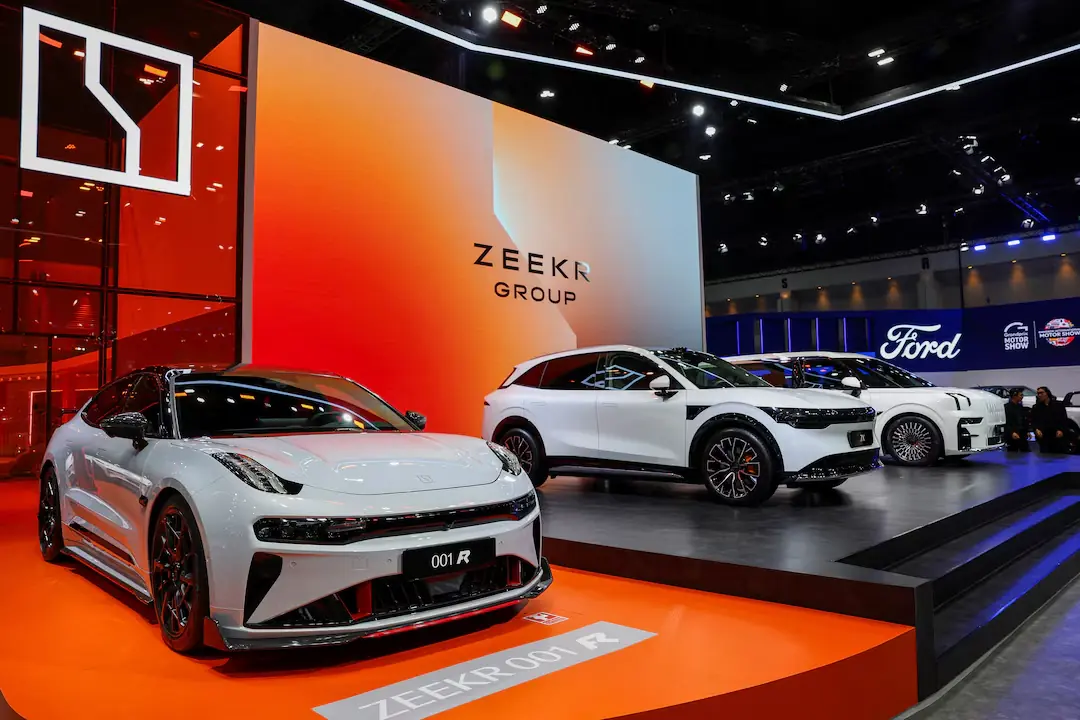 At Beijing car show, Chinese automakers take aim at Europe&rsquo;s premium brands