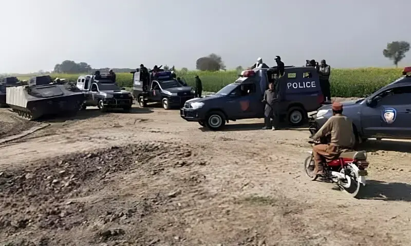 خیرپور: ڈاکوؤں کے ٹھکانے پر پولیس کا ڈرون حملہ، 2 بچوں سمیت 3 افراد جاں بحق