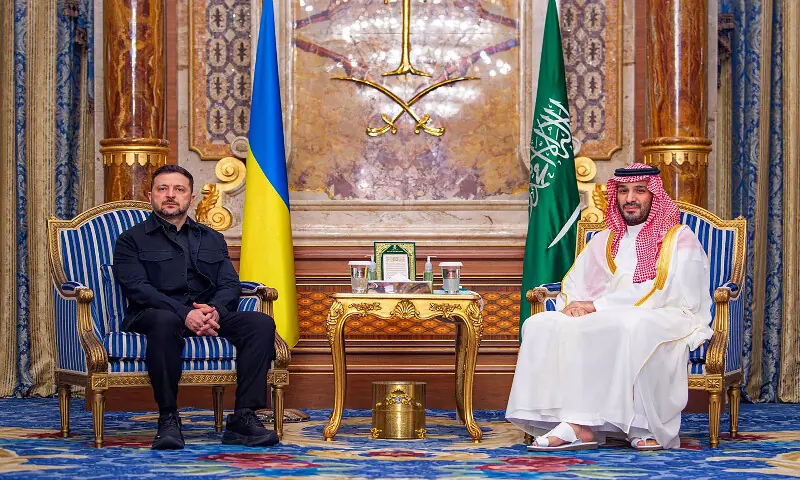 Zelensky, Saudi Crown Prince hold security talks in Jeddah