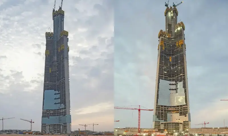 Jeddah Tower passes 100 floors in race to become tallest building