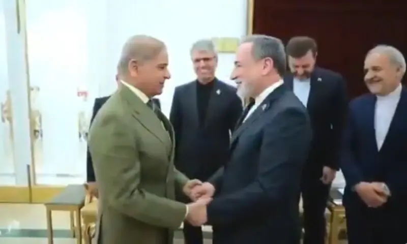 وزیراعظم شہباز شریف سے ایرانی وزیرِ خارجہ کی ملاقات، خطے کی صورتِ حال پر مشاورت