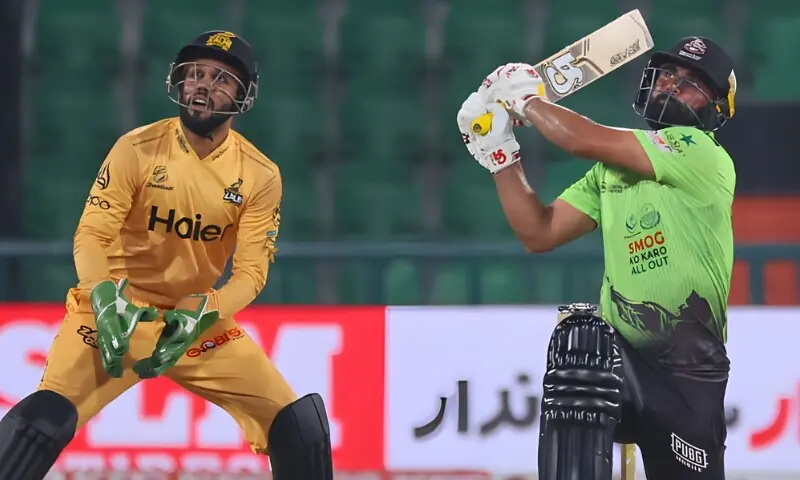 پی ایس ایل 11: لاہور قلندرز نے پشاور زلمی کو شکست دے دی