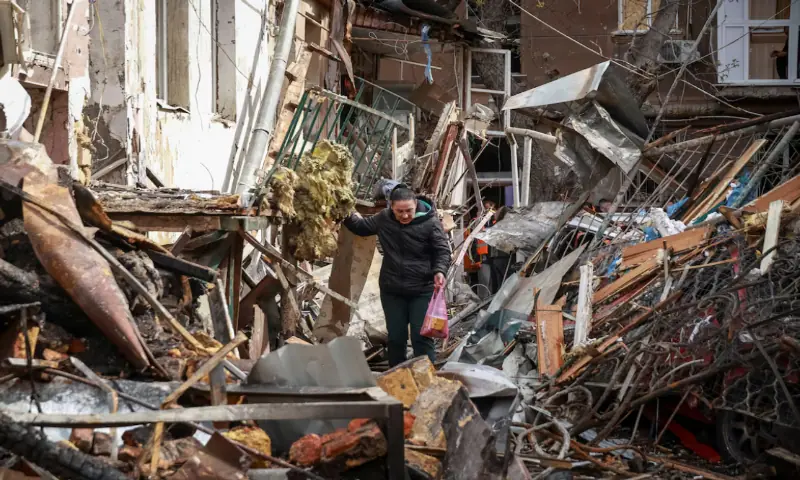 Russian drone attack on Odesa leaves 10 people injured, officials say