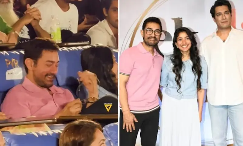 عامر خان اپنے بیٹے کی فلم دیکھ کر رو پڑے، ہیروئن کے جذبات بھی قابو میں نہ رہے