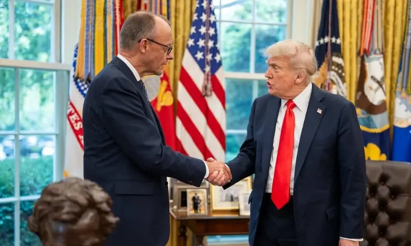 ایران کے بجائے روس یوکرین جنگ رکوانے پر توجہ دیں: ٹرمپ کی جرمن چانسلر پر تنقید