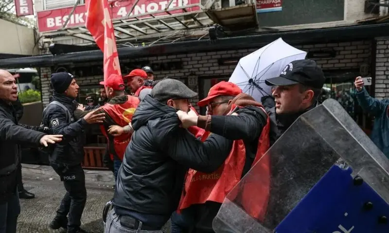 ترکی: یومِ مئی ریلیوں پر پولیس کا کریک ڈاؤن، درجنوں گرفتار