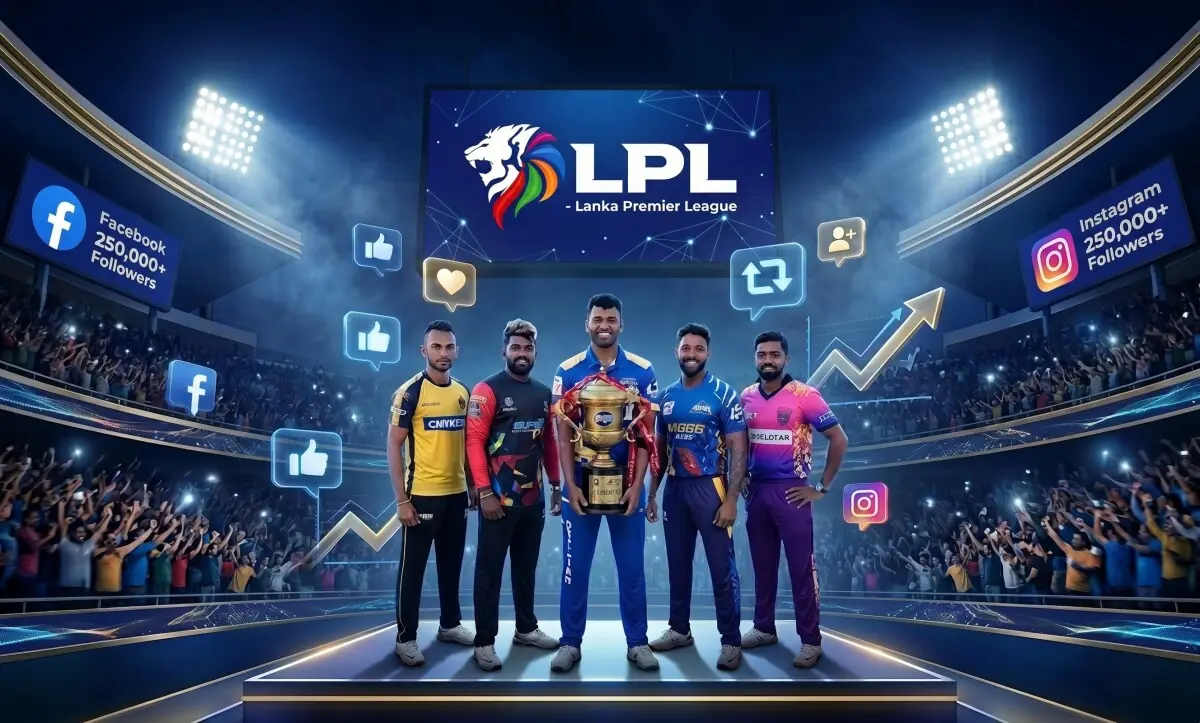 لنکا پریمئر لیگ نے کھلاڑیوں کے لیے ڈھائی لاکھ فالوورز کی شرط واپس لے لی