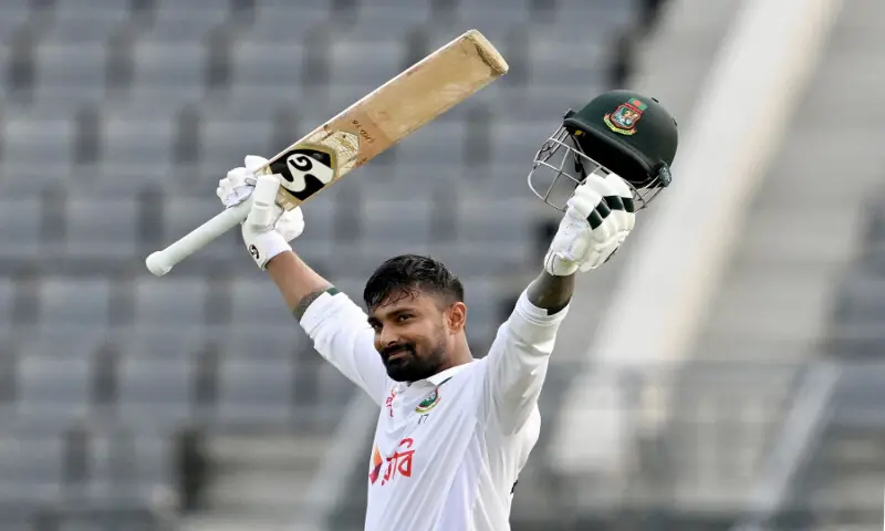 Litton's rearguard ton propels Bangladesh to 278 in Pakistan Test