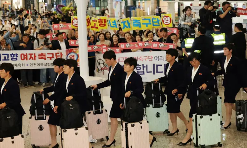 North Korean women's soccer club arrives in South amid strained ties