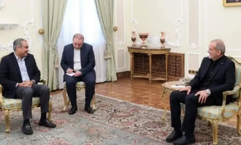 Mohsin Naqvi meets Iranian President in Tehran for high-level talks