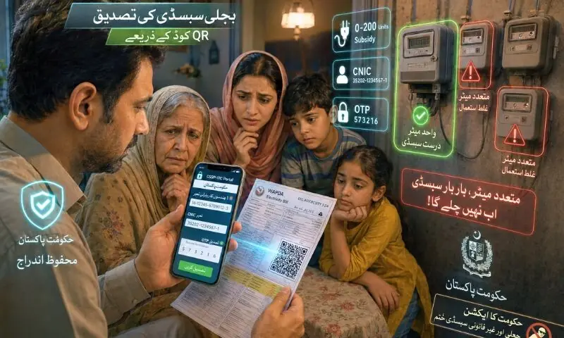 پنجاب: 200 یونٹ تک بجلی پر حکومتی امداد کیسے حاصل کریں، طریقہ جانیے