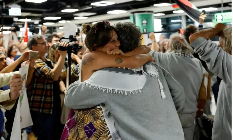 Freed Gaza flotilla activists allege Israeli abuse including rape
