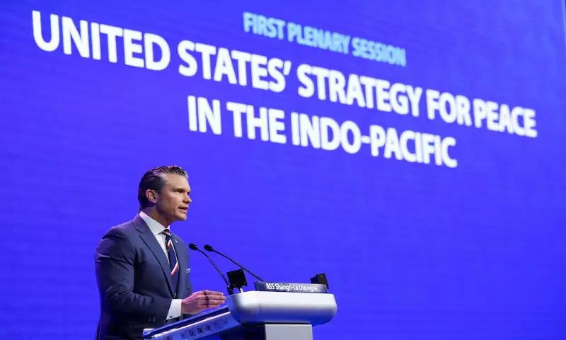 Hegseth urges Asian allies to boost defence spending to counter China&rsquo;s military rise
