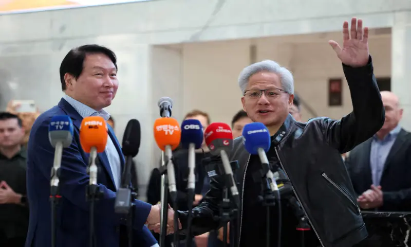 Nvidia clinches deals with South Korean giants including SK Group to advance AI boom