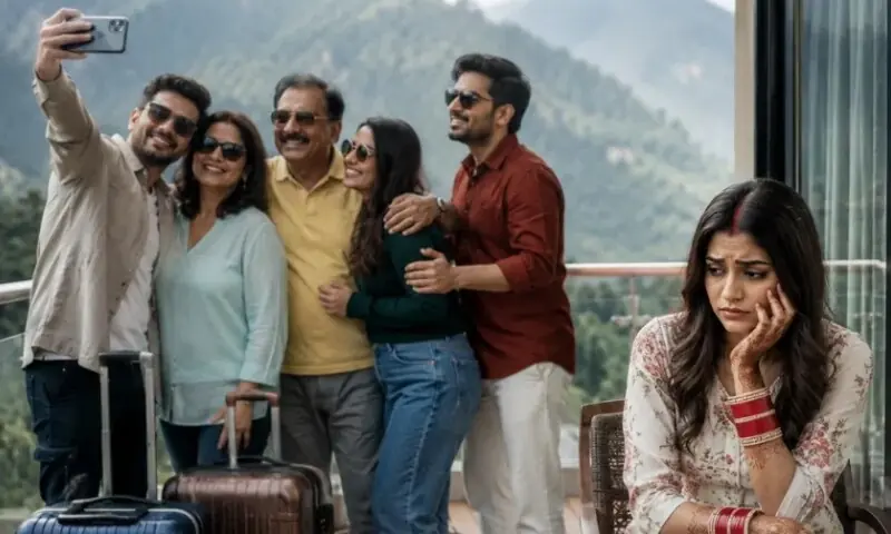 ہم ساتھ ساتھ نہیں ہیں، ہنی مون کو فیملی ٹرپ بنانے پر دلہن نے طلاق مانگ لی
