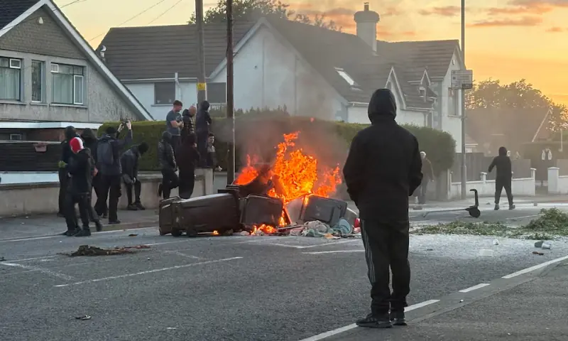 UK minister says violence in Northern Ireland is racist thuggery