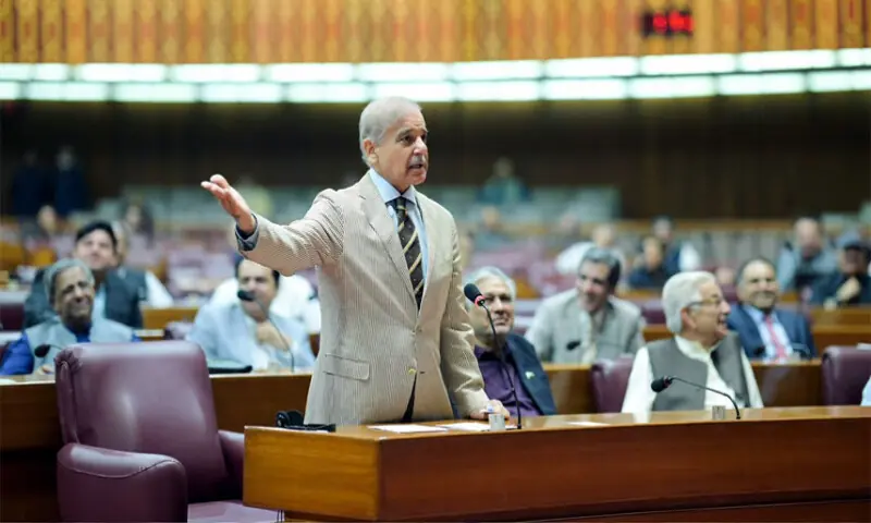Shehbaz vows equal development for all provinces in budget debate