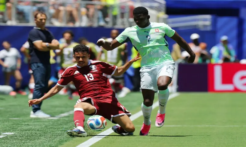 Qatar hail first World Cup point after late goal stuns Switzerland​ in 1-1 draw