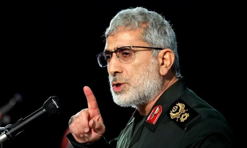 ایران نے امریکی ساکھ ختم اور اسرائیل کا زوال تیز کردیا: جنرل اسماعیل قانی