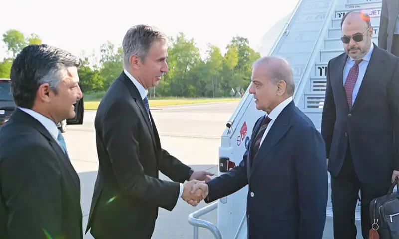 PM Shehbaz, Field Marshal Asim Munir arrive in Switzerland
