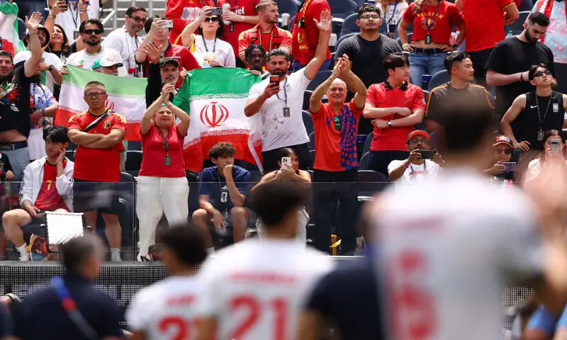 Iran leave note of thanks in LA locker room after draw with Belgium