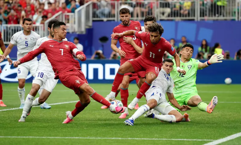 'I'm back': Record-breaker Ronaldo fires Portugal to 5-0 win over Uzbekistan