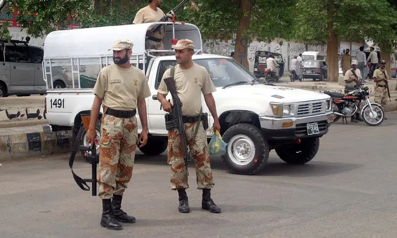Three militants killed in attack on Rangers camp in Karachi