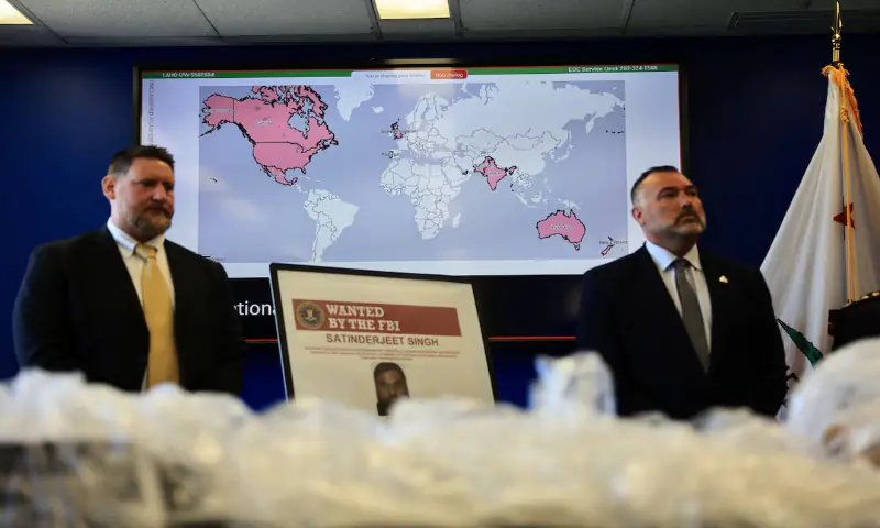 US charges Indian gang leader with ordering 2023 murder of Canadian Sikh leader