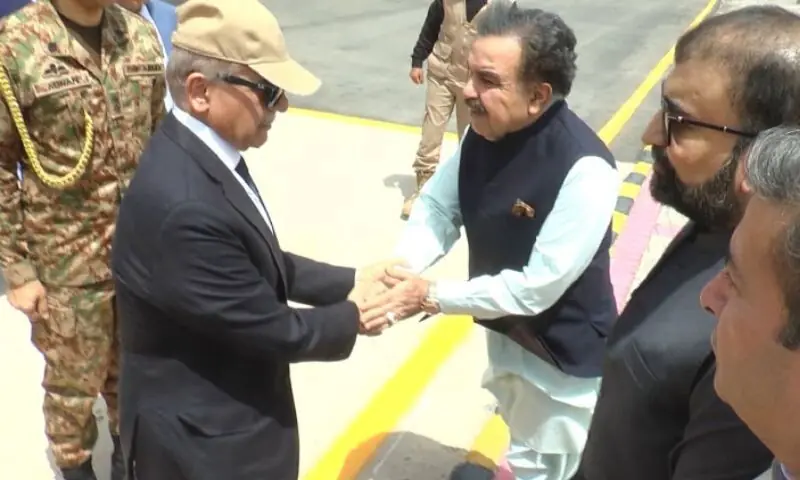 وزیراعظم شہباز شریف ایک روزہ دورے پر کوئٹہ پہنچ گئے