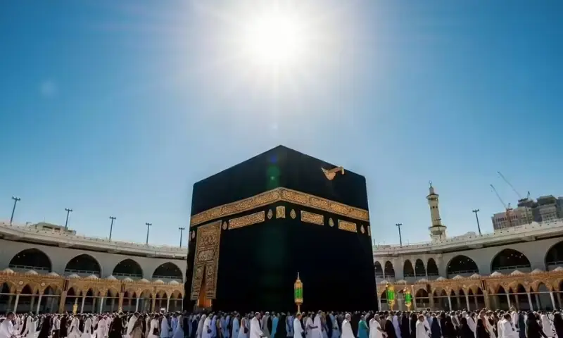 آج سورج عین خانہ کعبہ کے اوپر ہوگا، چند لمحوں کے لیے سایہ ختم ہو جائے گا
