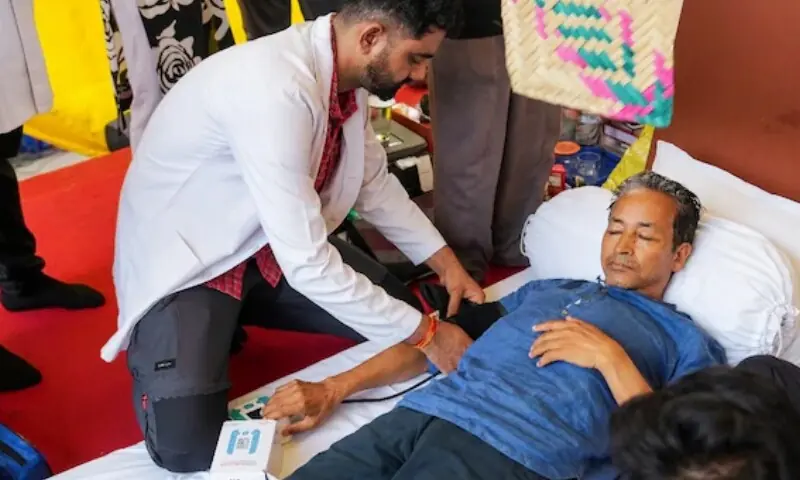 مودی حکومت کے خلاف بھوک ہڑتال کرنے والے سونم وانگ چُک کی دو دن میں موت کا خدشہ