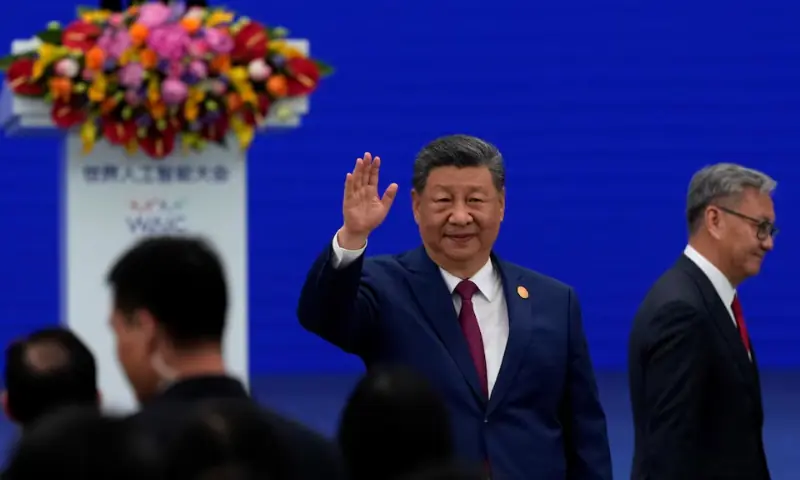 Xi pitches China as leader of new global AI order, challenging US dominance